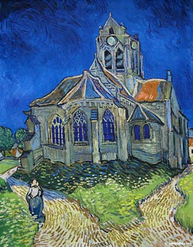 auvers sur oise church van gogh