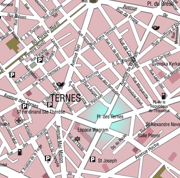 Place des Ternes Paris : Map, Description and History