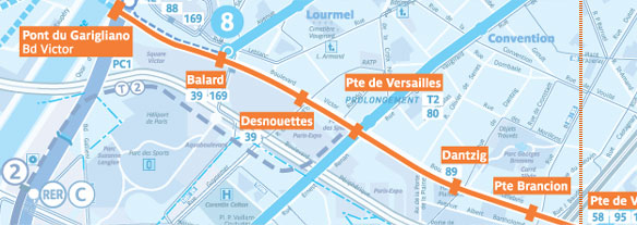 tramway in paris