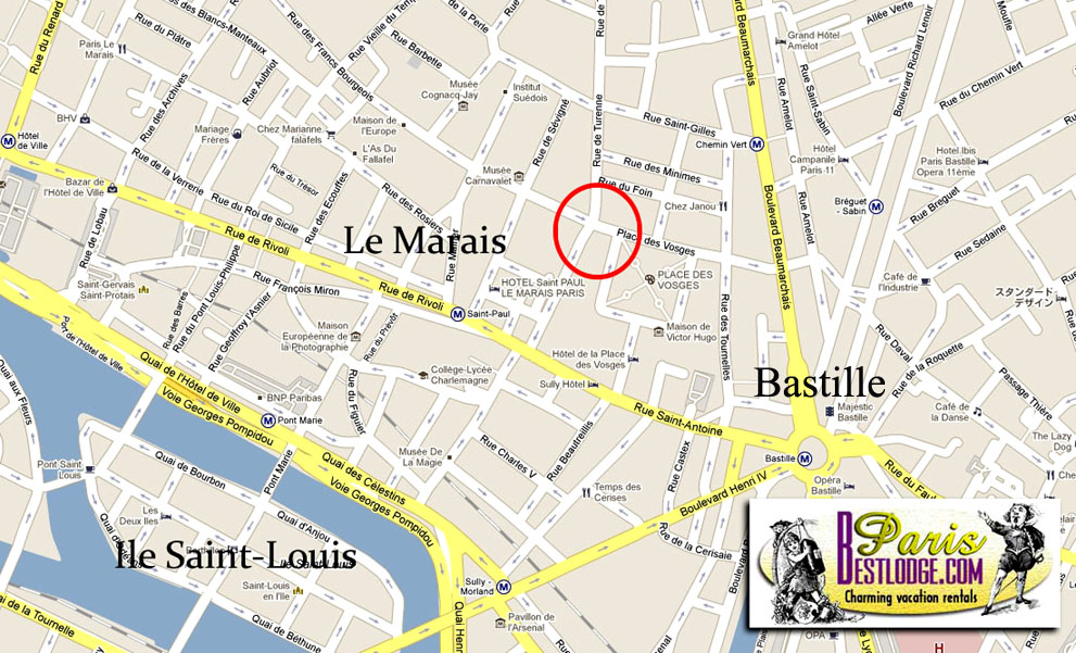 Paris Apartments, Place des Vosges apartment furnished